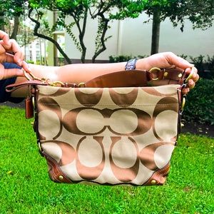 Coach Carly signature bag